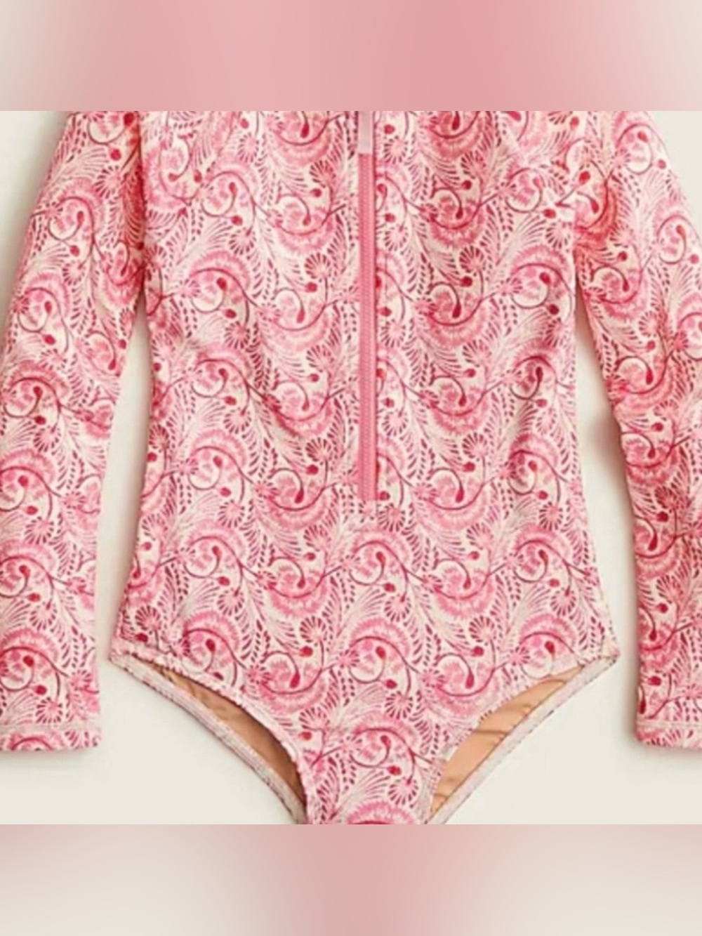 J. Crew rash guard swimsuit with UPF 50+ - Picture 2 of 13